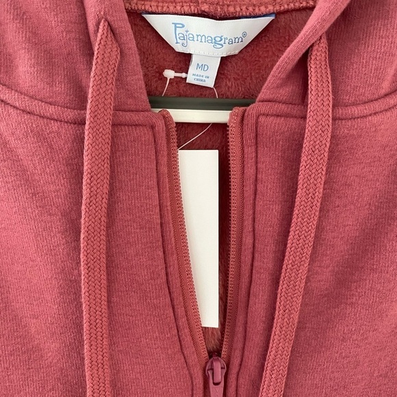 Pajamagram NWT Zip Up Hooded Sweatshirt Size Medium (8-10) - Picture 3 of 4